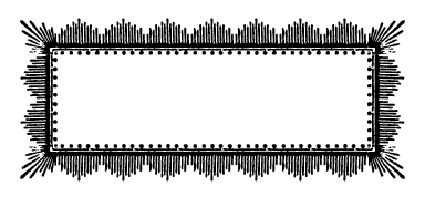 A Wild West style font called Fringe Border from the Walden Font Co. It is part of the Wild West Press set of fonts.